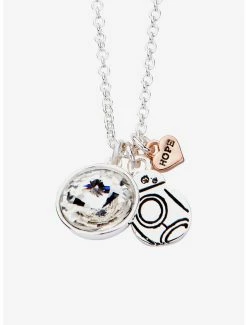 Star Wars Jewelry Star Wars BB8 With Clear Gem Pendant