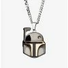 Star Wars Jewelry Star Wars Boba Fett Helmet Pendant -RockLove Sales 12374901 hi