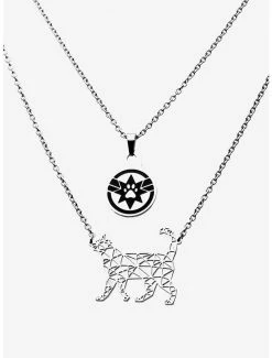 Necklaces Marvel Captain Marvel Stainless Steel Goose Cat Necklace