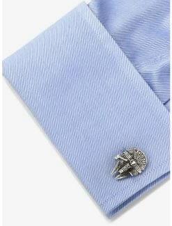 Star Wars Jewelry 3D Star Wars Millennium Falcon Cufflinks -RockLove Sales 12990856 av2
