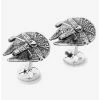Star Wars Jewelry 3D Star Wars Millennium Falcon Cufflinks