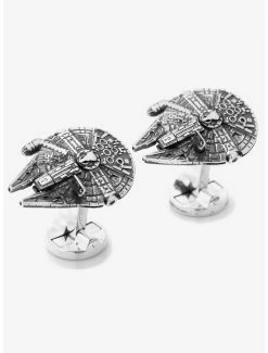 Star Wars Jewelry 3D Star Wars Millennium Falcon Cufflinks