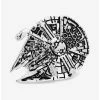 Star Wars Jewelry 3D Star Wars Millennium Falcon Lapel Pin -RockLove Sales 12990860 hi