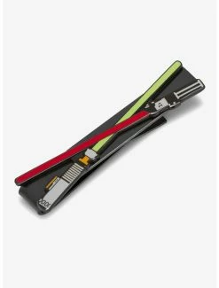 Star Wars Jewelry Star Wars Lightsaber Battle Black Tie Bar