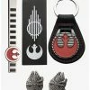 Star Wars Jewelry Star Wars Rebel Key Chain, Money Clip, Tie Clip & Cuff Links Set -RockLove Sales 13125454 hi