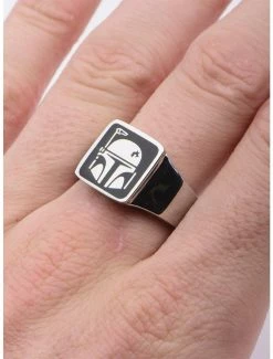 Star Wars Jewelry Star Wars Boba Fett Helmet Ring -RockLove Sales 13383596 av2