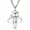 Star Wars Jewelry Star Wars The Mandalorian Cut Out Pendant With Chain Necklace 1 Star Wars Jewelry Star Wars The Mandalorian Cut Out Pendant With Chain Necklace -RockLove Sales 13383603 hi