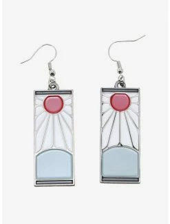 Demon Slayer: Kimetsu No Yaiba Hanafuda Replica Earrings