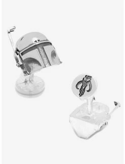 Star Wars Jewelry Star Wars 3D Boba Fett Cufflinks