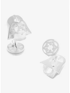 Star Wars Jewelry Star Wars Sterling Silver 3D Darth Vader Cufflinks