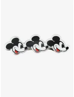 Disney Jewelry Disney Mickey Mouse Faces Hair Barrette - BoxLunch Exclusive