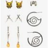 Earrings Naruto Shippuden Hidden Leaf Village Kunai Earring Set - BoxLunch Exclusive -RockLove Sales 15201040 hi