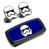 Star Wars Jewelry Star Wars Stormtrooper Cufflinks And Cushion Money Clip Set -RockLove Sales 15309575 hi