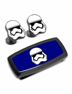 Star Wars Jewelry Star Wars Stormtrooper Cufflinks And Cushion Money Clip Set