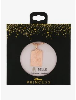 Disney Jewelry Disney Beauty And The Beast The Enchanted Rose Pendant Necklace - BoxLunch Exclusive -RockLove Sales 15436231 av2