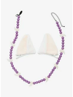 Necklaces InuYasha Ears Hair Clip & Necklace Set - BoxLunch Exclusive
