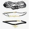 Necklaces DC Comics Wonder Woman Logo Elastic Tattoo And Cord Choker Set -RockLove Sales 16060306 hi