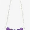 Necklaces Sloth Amethyst Fidget Necklace - BoxLunch Exclusive -RockLove Sales 16083619 hi