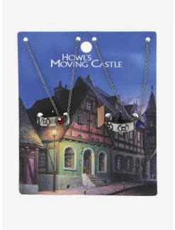 Necklaces Studio Ghibli Howl’s Moving Castle Ring Replica Bestie Necklace Set - BoxLunch Exclusive 7 Necklaces Studio Ghibli Howl’s Moving Castle Ring Replica Bestie Necklace Set - BoxLunch Exclusive -RockLove Sales 16499033 av2