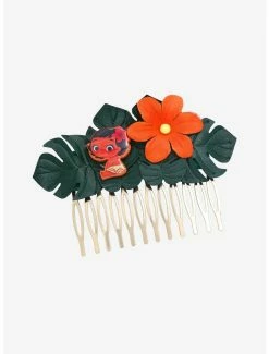 Disney Jewelry Disney Moana Monstera Leaf Hair Barrette - BoxLunch Exclusive