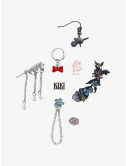 Earrings Studio Ghibli Kiki's Delivery Service Mix & Match Earring Set - BoxLunch Exclusive