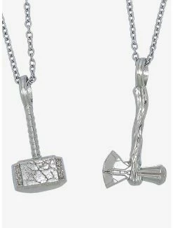 Necklaces Marvel Thor: Love And Thunder Mighty Thor & Thor Necklace Set
