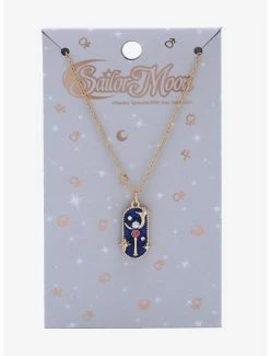 Necklaces Sailor Moon Moon Stick Pendant Necklace - BoxLunch Exclusive -RockLove Sales 18666118 av2