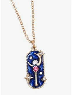 Necklaces Sailor Moon Moon Stick Pendant Necklace - BoxLunch Exclusive