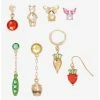 Disney Jewelry Disney Winnie The Pooh Animal Friends & Snacks Mix & Match Earring Set - BoxLunch Exclusive -RockLove Sales 18666130 hi