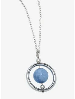 Necklaces Celestite Stone Fidget Necklace - BoxLunch Exclusive