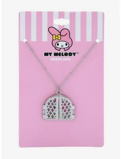 Necklaces Sanrio My Melody Window Necklace - BoxLunch Exclusive -RockLove Sales 18666142 av3