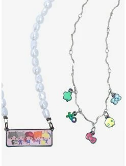 Necklaces Fruits Basket X Hello Kitty And Friends Chibi Characters Necklace Set - BoxLunch Exclusive