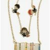 Necklaces Harry Potter Broomsticks & Books Layered Necklace - BoxLunch Exclusive -RockLove Sales 18666868 hi