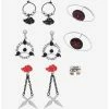 Earrings Naruto Shippuden Akatsuki Earring Set - BoxLunch Exclusive -RockLove Sales 19051410 hi