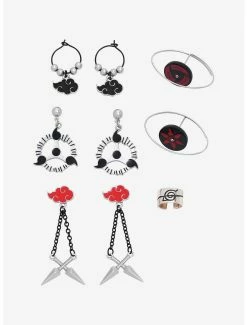 Earrings Naruto Shippuden Akatsuki Earring Set - BoxLunch Exclusive