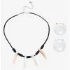 Necklaces Studio Ghibli Princess Mononoke San Replica Necklace And Earrings Set - BoxLunch Exclusive -RockLove Sales 19235423 hi