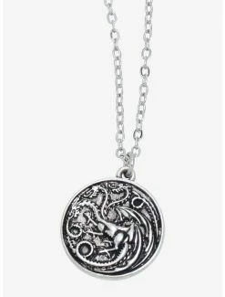 Necklaces Game Of Thrones: House Of The Dragon Targaryen Replica Pendant Necklace - BoxLunch Exclusive