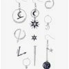 Earrings Harry Potter Wand Movement Mix And Match Earring Set - BoxLunch Exclusive -RockLove Sales 19434253 hi