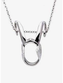 Necklaces Marvel X RockLove Loki Helmet Pendant Necklace Silver