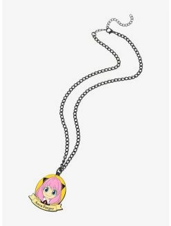 Necklaces Spy X Family Anya Circle Portrait Necklace - BoxLunch Exclusive -RockLove Sales 19801024 av1