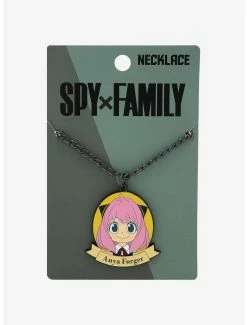 Necklaces Spy X Family Anya Circle Portrait Necklace - BoxLunch Exclusive -RockLove Sales 19801024 av2