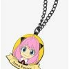 Necklaces Spy X Family Anya Circle Portrait Necklace - BoxLunch Exclusive