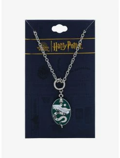 Necklaces Harry Potter Slytherin Pendant Necklace - BoxLunch Exclusive -RockLove Sales 19801032 av2