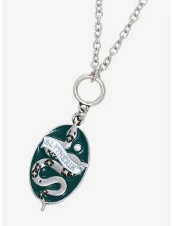 Necklaces Harry Potter Slytherin Pendant Necklace - BoxLunch Exclusive