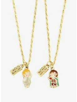 Necklaces The Lord Of The Rings Frodo & Sam Chibi Bestie Necklace Set - BoxLunch Exclusive