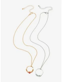 Necklaces Pretty Guardian Sailor Moon Tuxedo Mask & Sailor Moon Bestie Necklace Set - BoxLunch Exclusive -RockLove Sales 19958092 av1