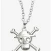 Necklaces One Piece Luffy Jolly Roger Pendant Necklace